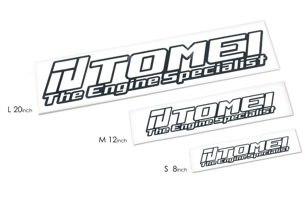 TOMEI STICKER ENGINE SPECIALIST 2016 20inch DIE CUT WHITE L