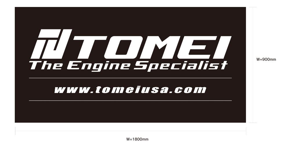 TOMEI BANNER ENGINE SPECIALIST BLACK