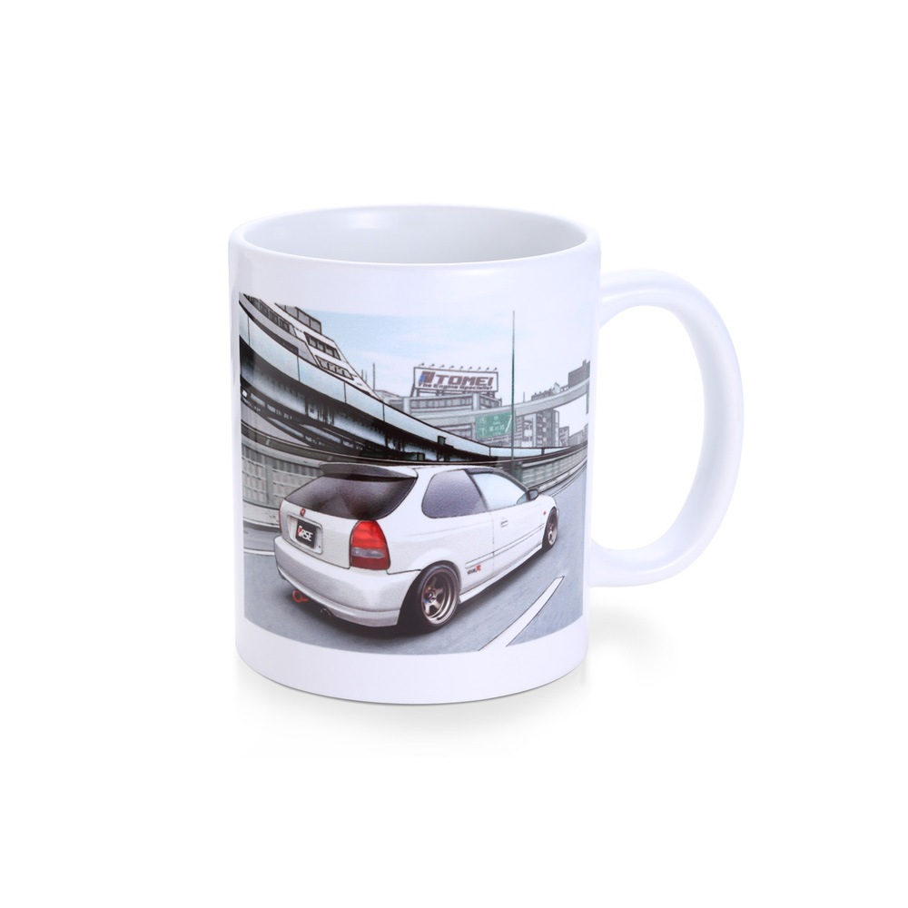 TOMEI MUG WHITE EK9 CIVIC OSAKA-KANJO