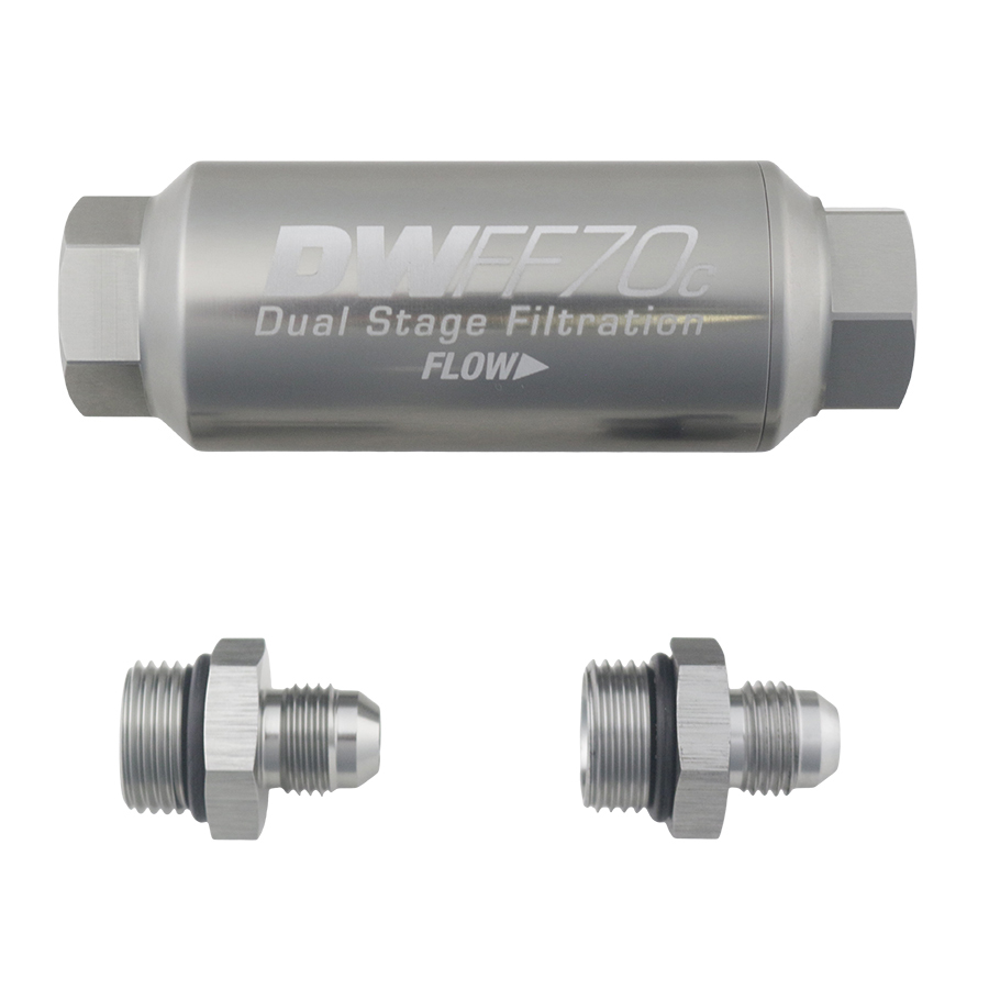DW -6AN  10 micron  70mm compact in-line fuel filter kit