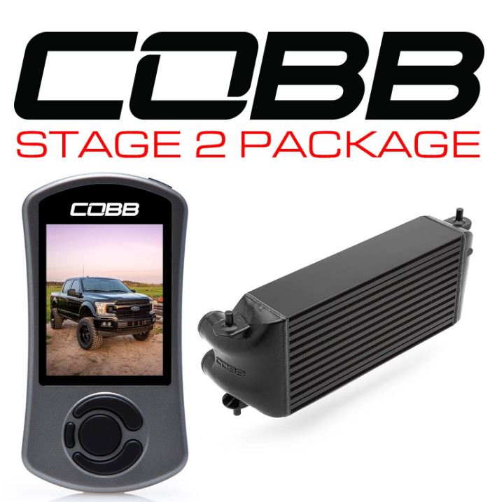 COBB  Ford Stage 2 Power Package Black (Factory Location Intercool