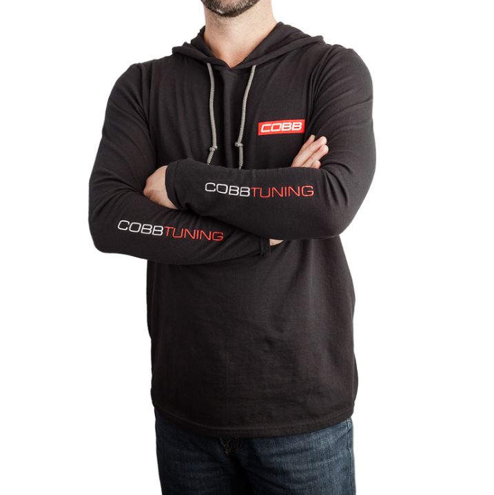COBB  Tuning Logo Lightweight Hoodie – Mens Med Black