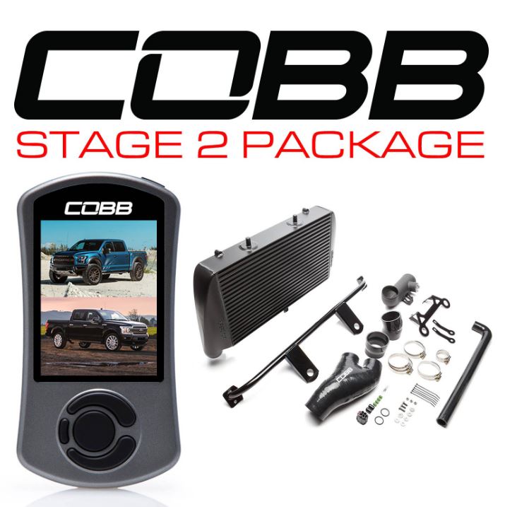 COBB  Ford Stage 2 Power Package Black (No Intake) with TCM F-150