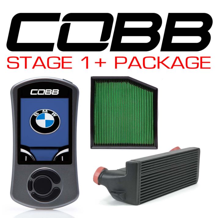 COBB  BMW N55 Stage 1 plus  Power Package Black