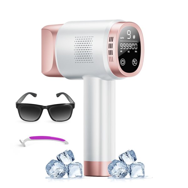 Aopvui Laser Hair Removal for Women and Men, IPL with Ice-Cooling System for Nearly Painless And Long-Lasting Result At-Home Permanent Hair Removal Device 999999 Flashes for Whole Body Use Aopvui Laser Hair Removal for Women and Men, IPL with Ice-Cooling System for Nearly Painless And Long-Lasting Result At-Home Permanent Hair Removal Device 999999 Flashes for Whole Body Use