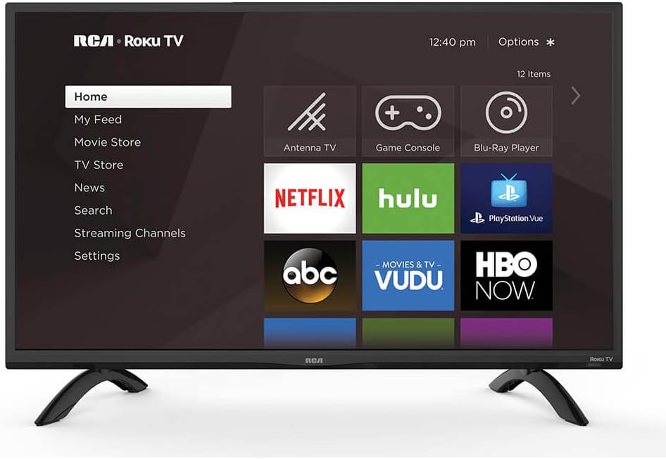 RCA 32-inch Flat Screen 1080p Roku Smart LED TV – RTR3265, 2023 Model, Black RCA 32-inch Flat Screen 1080p Roku Smart LED TV – RTR3265, 2023 Model, Black