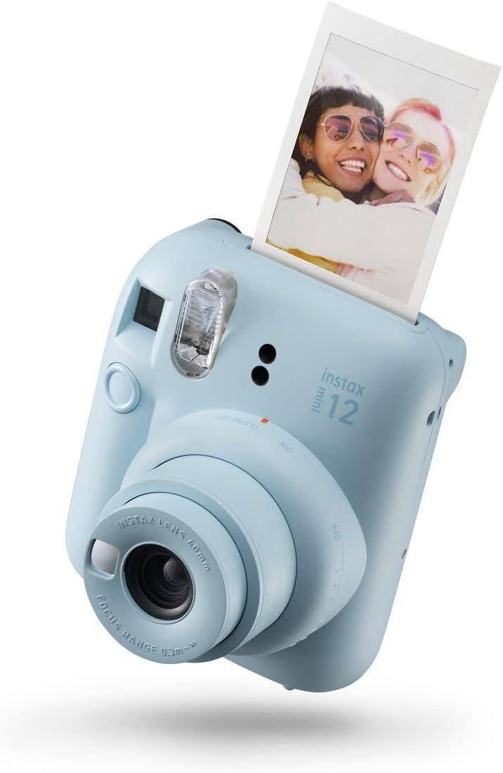Fujifilm Instax Mini 12 Instant Film Camera – Pastel Blue Fujifilm Instax Mini 12 Instant Film Camera – Pastel Blue