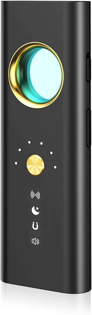 Hidden Camera Detectors and Bug Detector – RF and GPS Tracker Detector with 6 Sensitivity Levels and 4 Professional Modes for Office, Hotels, Bathroom Hidden Camera Detectors and Bug Detector – RF and GPS Tracker Detector with 6 Sensitivity Levels and 4 Professional Modes for Office, Hotels, Bathroom