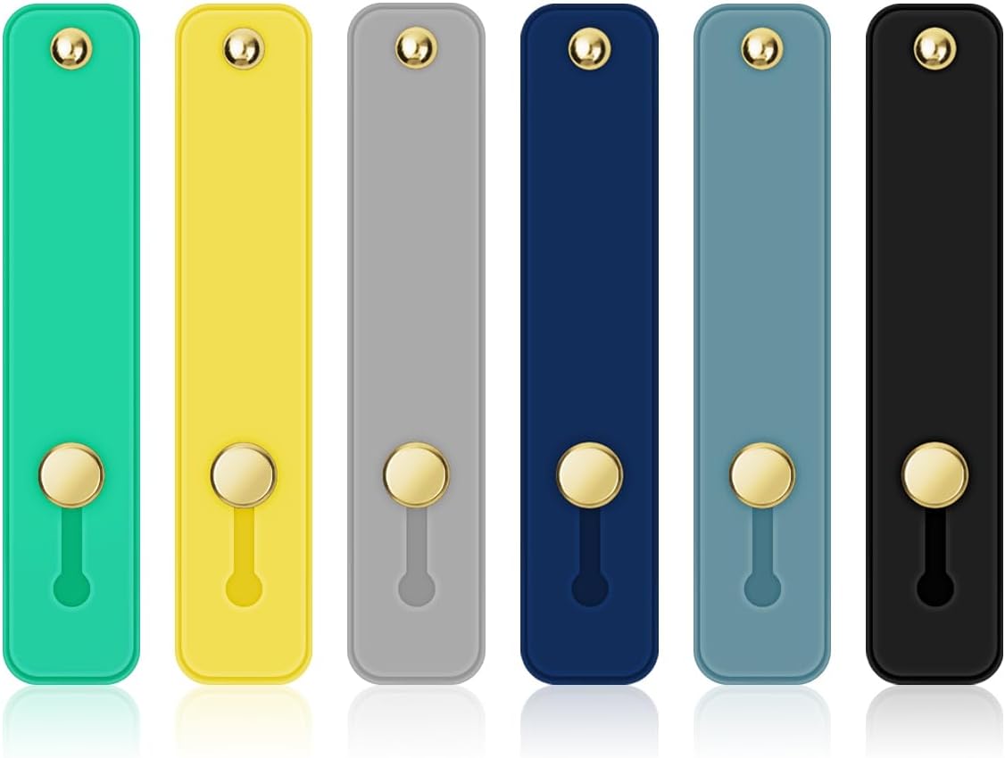 6 Pieces Phone Strap Grip, Telescopic Phone Finger Strap Stand, Assorted Colors Silicone Universal Finger Loop for Most Mobile Phones and Cell Phone Case (Soft Colors) 6 Pieces Phone Strap Grip, Telescopic Phone Finger Strap Stand, Assorted Colors Silicone Universal Finger Loop for Most Mobile Phones and Cell Phone Case (Soft Colors)