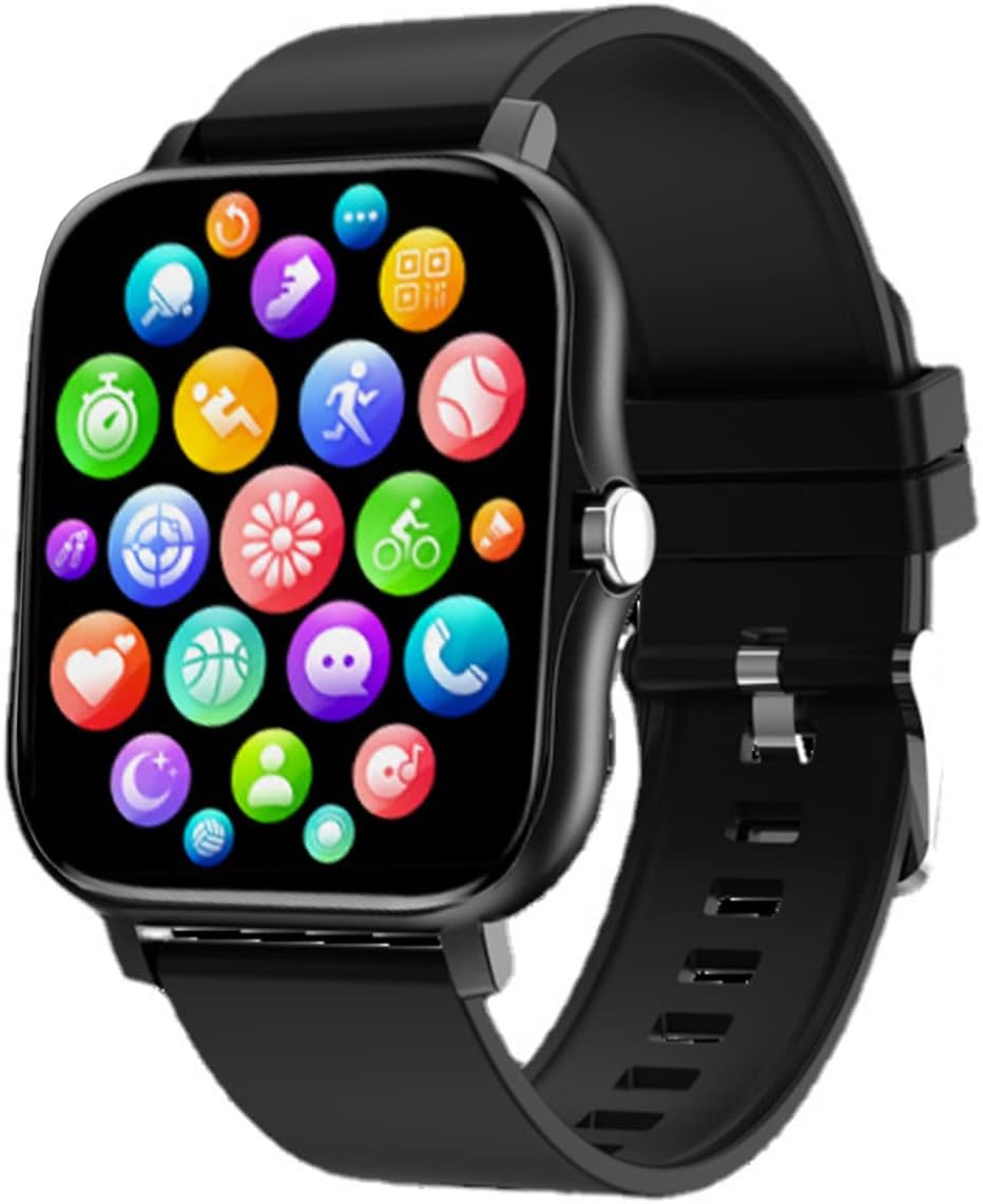 Fitness Tracker Smart Watch for Android iOS Phones,Smart-Watches Fit Watch for Man Women,Sleep Heart Rate Blood Oxygen Weather Breath Training IP68 Waterproof 8 Sports 1.69Inch Fitness Tracker Smart Watch for Android iOS Phones,Smart-Watches Fit Watch for Man Women,Sleep Heart Rate Blood Oxygen Weather Breath Training IP68 Waterproof 8 Sports 1.69Inch