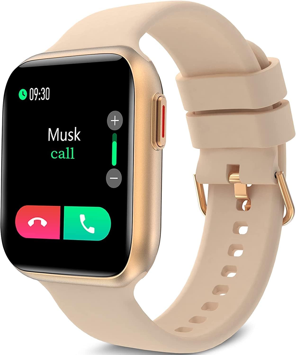 BRIBEJAT BT8 Smart Watch for Women (Dial/Answer Call) 1.7” 2.5D Screen Fitness Tracker with Pedometer SpO2/Heart Rate/Sleep Monitor Compatible with iPhone Samsung Android Phone, Rose Gold BRIBEJAT BT8 Smart Watch for Women (Dial/Answer Call) 1.7” 2.5D Screen Fitness Tracker with Pedometer SpO2/Heart Rate/Sleep Monitor Compatible with iPhone Samsung Android Phone, Rose Gold