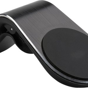 LAX Gadgets Magnetic Car Vent Phone Mount – Universal Car Vent Phone Holder Clip Compatible with All Smartphones iPhone/Samsung/Nokia/LG/Sony/Huawei, Black