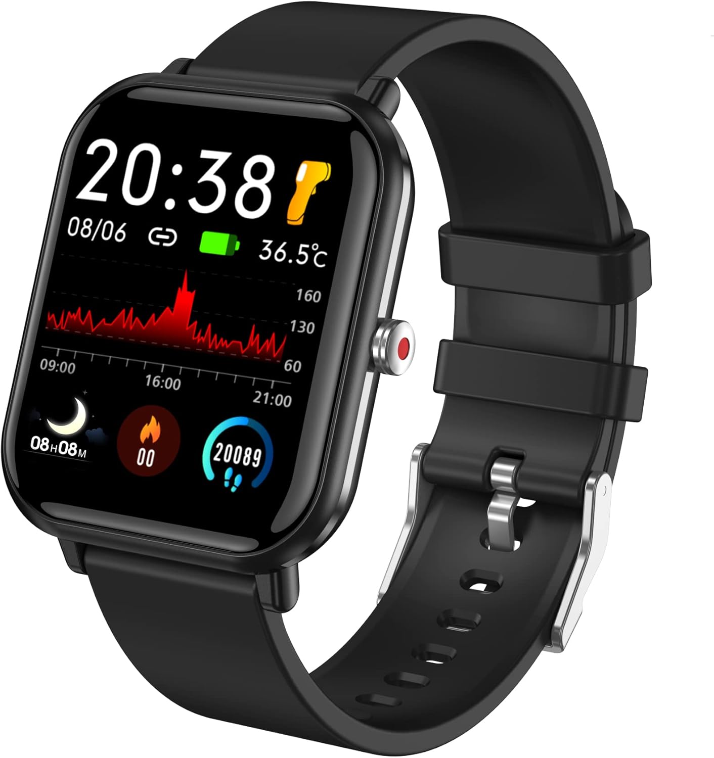 Smart Watch, Fitness Tracker with 24 Sports Modes, 5ATM Swimming Waterproof, Monitor Step Calorie Counter, 1.7″ Touchscreen Smartwatch Fitness Watch for Android iPhone Smart Watch, Fitness Tracker with 24 Sports Modes, 5ATM Swimming Waterproof, Monitor Step Calorie Counter, 1.7″ Touchscreen Smartwatch Fitness Watch for Android iPhone