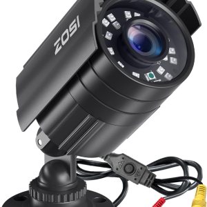ZOSI 1080P CCTV Camera Outdoor Indoor Hybrid 4 in 1 HD TVI/CVI/AHD/CVBS Home Security Cameras System,Night Vision,Waterproof Metal Housing Bullet Cam For 960H,720P,1080P,5MP,4K analog Surveillance DVR