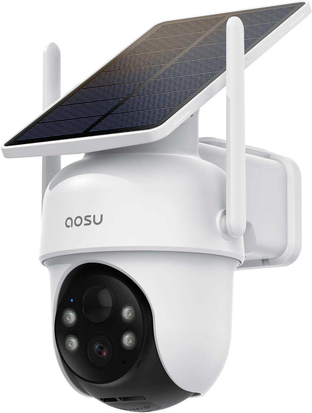 AOSU Security Cameras Outdoor Wireless, Add-On Camera, Solar Powered, Auto Tracking, Alexa & Google Home, Requires Homebase, Homebase Supports Up to 4 Cams AOSU Security Cameras Outdoor Wireless, Add-On Camera, Solar Powered, Auto Tracking, Alexa & Google Home, Requires Homebase, Homebase Supports Up to 4 Cams