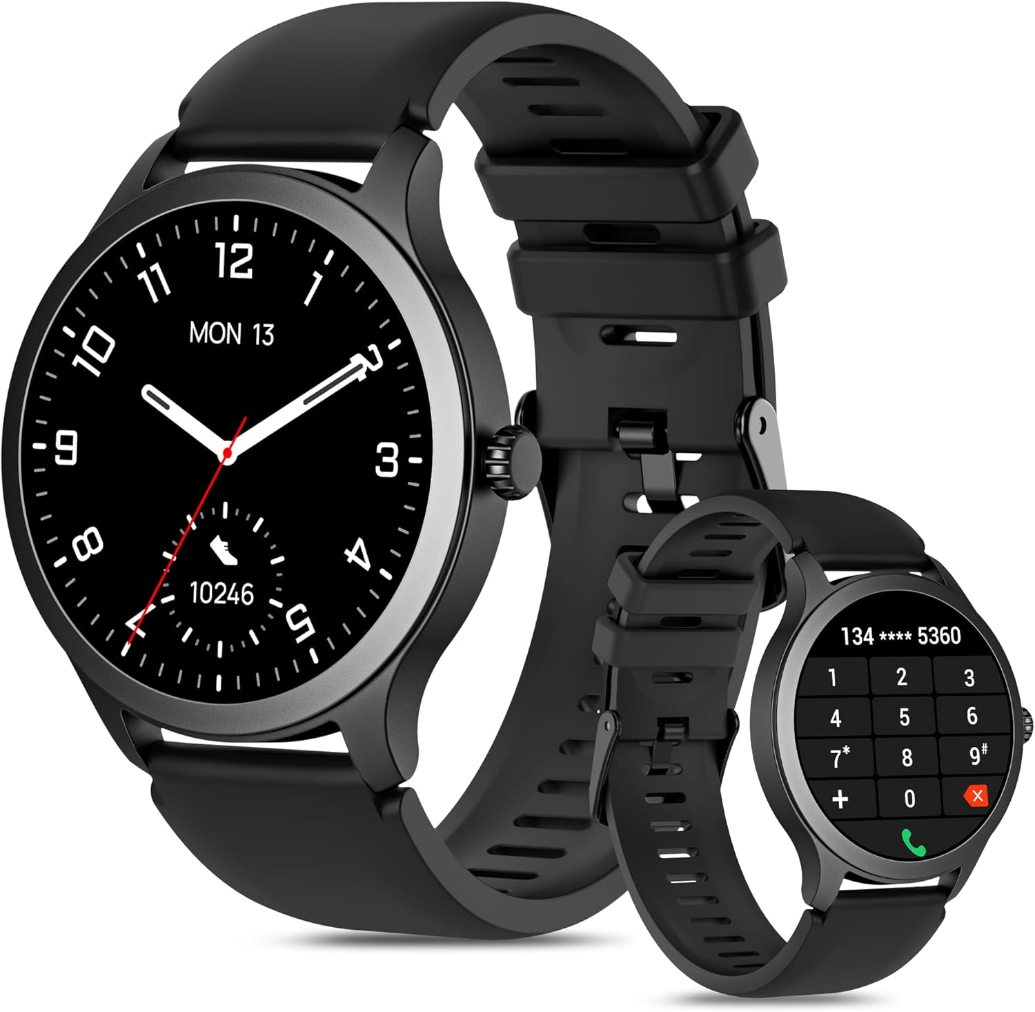 Smart Watch for Men Answer/Make Call, 1.32″ Smartwatch Gifts with Blood Oxygen/Heart Rate/Sleep Monitor, IP68 Waterproof Fitness Tracker Step Calorie Counter Pedometer Workout Watch for Android iOS Smart Watch for Men Answer/Make Call, 1.32″ Smartwatch Gifts with Blood Oxygen/Heart Rate/Sleep Monitor, IP68 Waterproof Fitness Tracker Step Calorie Counter Pedometer Workout Watch for Android iOS