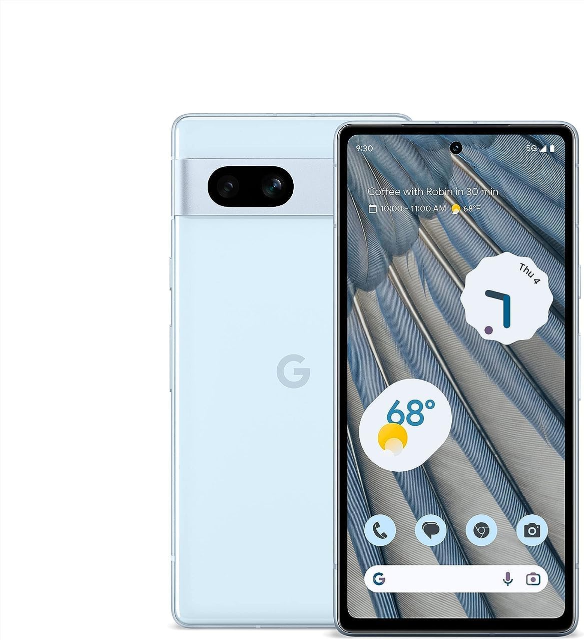Google Pixel 7a – Unlocked Android Cell Phone – Smartphone with Wide Angle Lens and 24-Hour Battery – 128 GB – Sea Google Pixel 7a – Unlocked Android Cell Phone – Smartphone with Wide Angle Lens and 24-Hour Battery – 128 GB – Sea