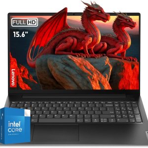 Lenovo Newest 15.6″ Laptop, 40GB RAM, 1TB SSD Storage, 15.6″ FHD (1920 x 1080) Display, Ethernet Port, HDMI, USB-C, WiFi & Bluetooth, Intel Quad-core Processor, Windows 11 Home