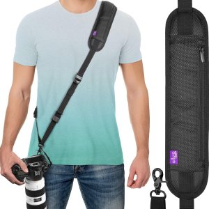 Altura Photo Camera Neck Strap w. Quick Release & Safety Tether For Photographers – Adjustable DSLR Camera Strap for Sony, Nikon & Canon – Safe & Secure Camera Strap