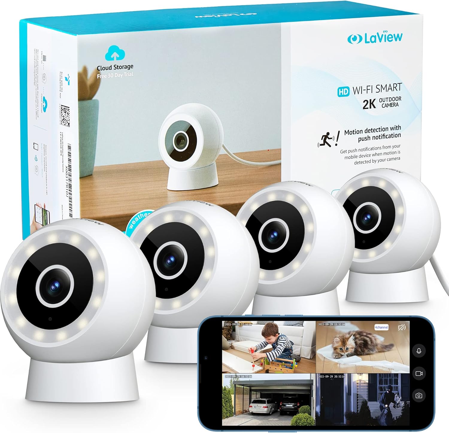 4MP 2K Security Cameras Outdoor Indoor Wired,IP65, Starlight Sensor & 100 Ft Night Vision,Motion/Person Detection,2-Way Audio/Spotlight,US Cloud,Compatible With Alexa,iOS & Android & Web Access 4MP 2K Security Cameras Outdoor Indoor Wired,IP65, Starlight Sensor & 100 Ft Night Vision,Motion/Person Detection,2-Way Audio/Spotlight,US Cloud,Compatible With Alexa,iOS & Android & Web Access