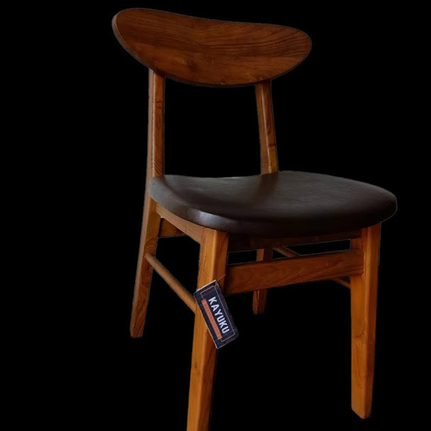 Teak chair with leather seat Selangor wholesale shops Teak chair with leather seat Selangor wholesale shops