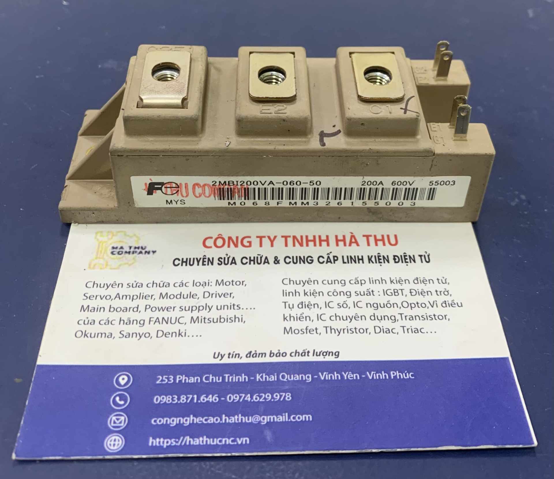 IGBT : 2MBI200VA-060-50 IGBT : 2MBI200VA-060-50
