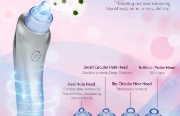 Electric Blackhead Remover Pore Vacuum Suction Dermabrasion Face Cleaner Tools Electric Blackhead Remover Pore Vacuum Suction Dermabrasion Face Cleaner Tools