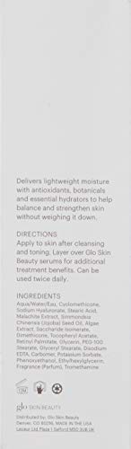 Glo Skin Beauty Oil Free Moisturizer – Lightweight Moisturizing Face Cream Powered by Hyaluronic Acid & Algae Extract…