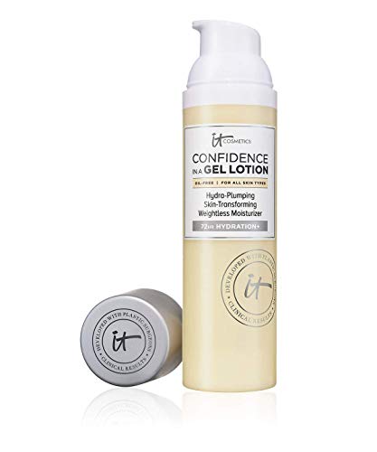 IT Cosmetics Confidence in a Gel Lotion – Oil-Free Face Moisturizer – Lightweight & Hydrating – With Ceramides – All…