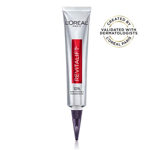 L’Oreal Paris Revitalift 10% Pure Vitamin C Face Serum, Radiant and Brighter Skin, Visibly Reduced Wrinkles, Fragrance…