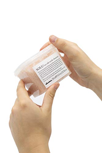 Davines SOLU Sea Salt Scrub Cleanser | Refresh and Clarify Hair and Scalp | Remove Residue And Impurities
