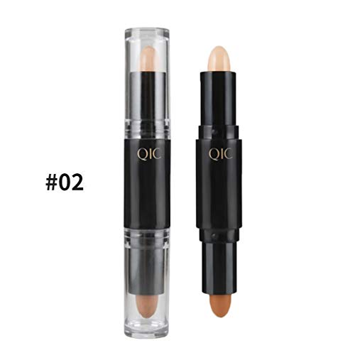 MEICOLY Highlight Stick Double Head Facial 3D Contour Repair Bronzer Concealer Stick Body Make Up Foundation Cream Pen…