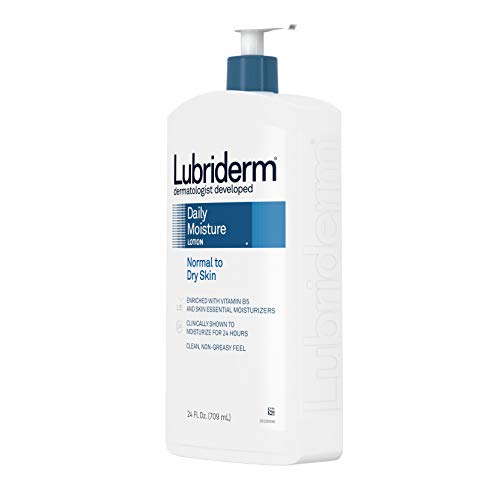 Lubriderm Daily Moisture Hydrating Body and Hand Lotion To Help Moisturize Dry Skin with Pro-Vitamin B5 For Healthy…
