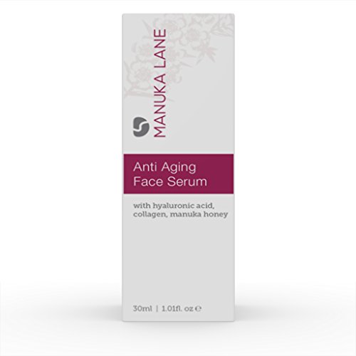 Manuka Honey Cream Serum with Collagen, Hyaluronic Acid, & Pure Honey, by Manuka Lane | Nature’s Most Powerful Facial…