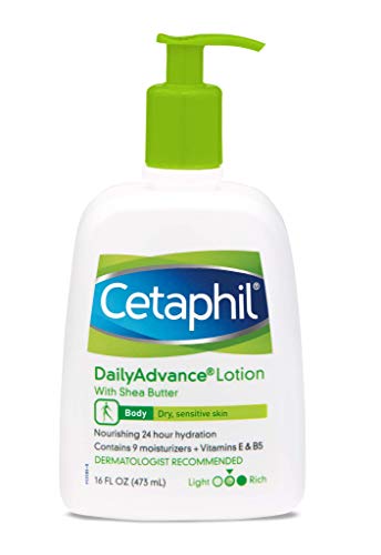 CETAPHIL Advanced Relief Lotion with Shea Butter, 2 Pack – 16 oz, For Dry, Sensitive Skin, 48-Hr Moisture, Restores Skin…