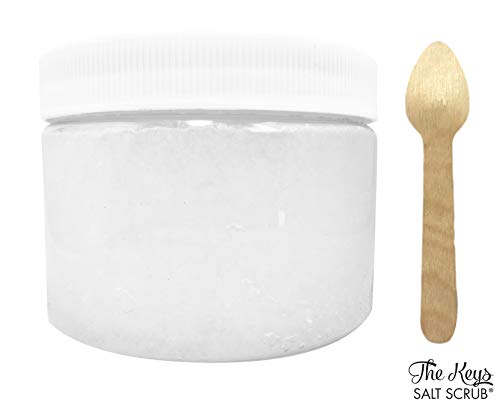 The Keys Salt Scrub Premium Exfoliating Sea Salt Body Skin Scrubs – Made with Pure Florida Sea Salt (Lavender, 12 oz)