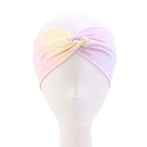 4Pcs Boho Headband for Women Cute Fashion Headbands Yoga Running Sport Athletic Travel Boho Knotted Headband Comfort…