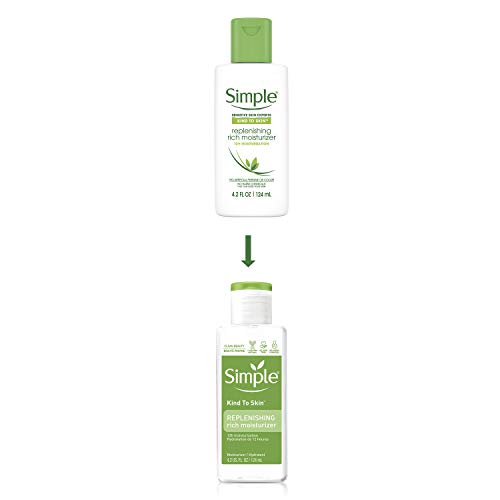 Simple Kind to Skin Face Moisturizer For Sensitive Skin Replenishing Rich 12-Hour Moisturization for All Skin Types 4.2…