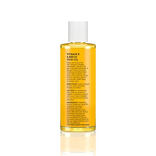 JASON Vitamin E 5,000 IU All Over Body Nourishment Oil, 4 oz. (Packaging May Vary)