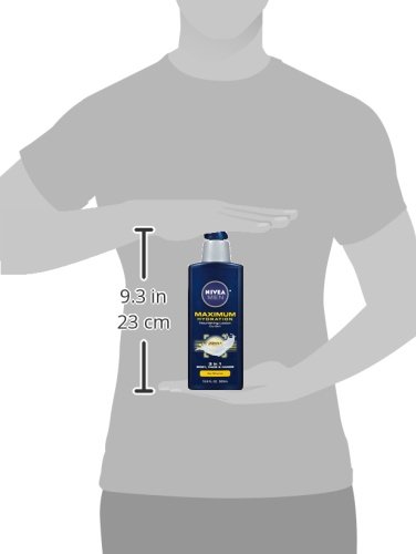 Nivea Men Maximum Hydration Body Lotion, 3-in-1 Nourishing Lotion for Men, 16.9 Fl Oz Bottle