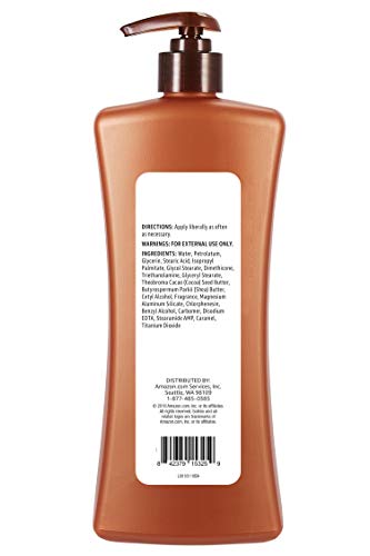 Amazon Brand – Solimo Cocoa Butter Body Lotion, 24.5 fl oz