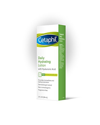 CETAPHIL Daily Hydrating Lotion for Face , With Hyaluronic Acid , 3 fl oz , Lasting 24 Hr Hydration , for Combination…