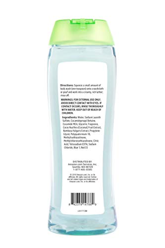 Amazon Brand – Solimo Coconut Water Body Wash, 21 Fluid Ounce