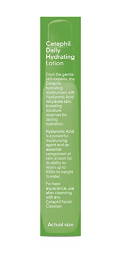 CETAPHIL Daily Hydrating Lotion for Face , With Hyaluronic Acid , 3 fl oz , Lasting 24 Hr Hydration , for Combination…