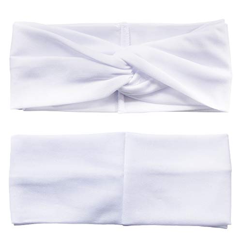 4 Pack Women Fashion Headbands Head Wrap Stretchy Hair band Twisted Cute Hair Accessories Lightweight Soft Wicking…