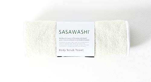 Sasawashi Exfoliating Washi Paper Body Scrub Towel