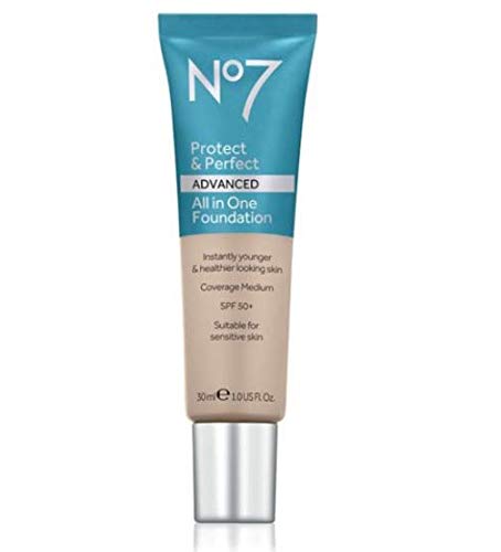 No7 Protect & Perfect Advanced All in One Foundation – WARM BEIGE