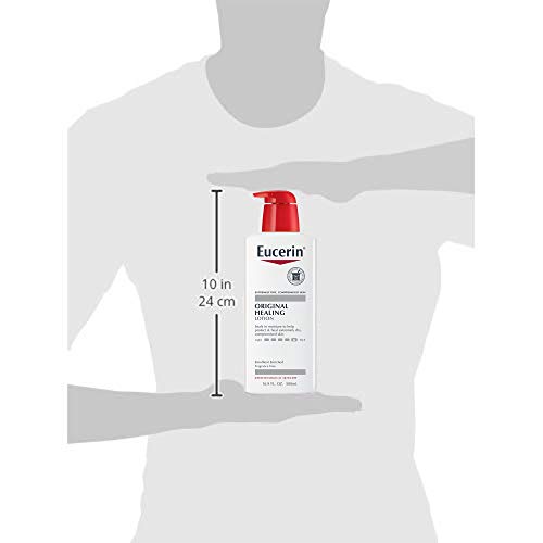 Eucerin Original Healing Rich Body Lotion, Body Lotion for Dry Skin, 16.9 Fl Oz Pump Bottle