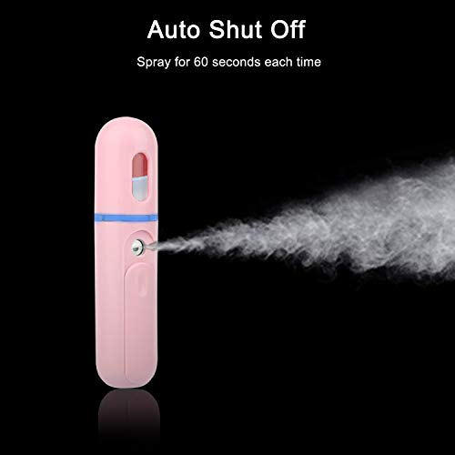 Nano Facial Mister, UrChoice Cool Mist 30ml Facial Handy Mist Sprayer – Support Adding Toner and Pure Milk, Moisturizing…