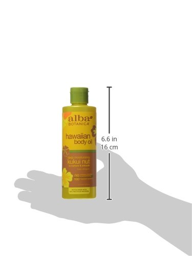 Alba Botanica Hawaiian, Kukui Nut Body Oil, 8.5 Ounce